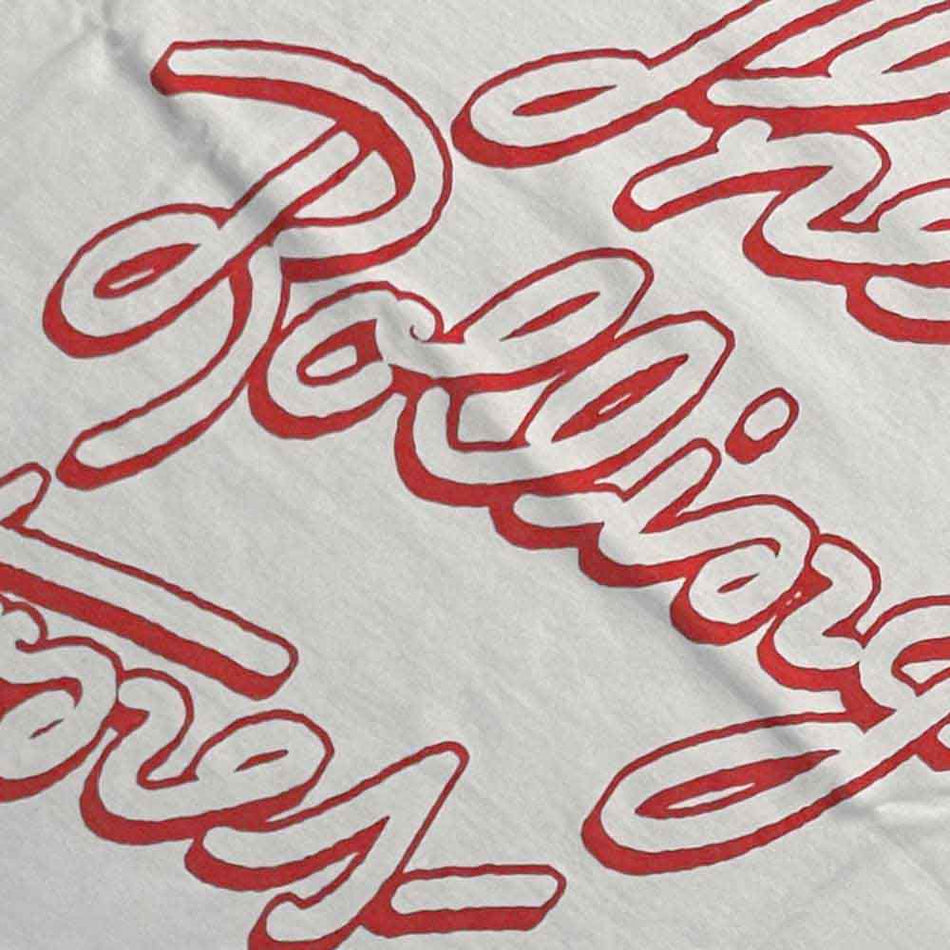 The Rolling Stones Unisex Ringer T-Shirt: Signature Logo (White)