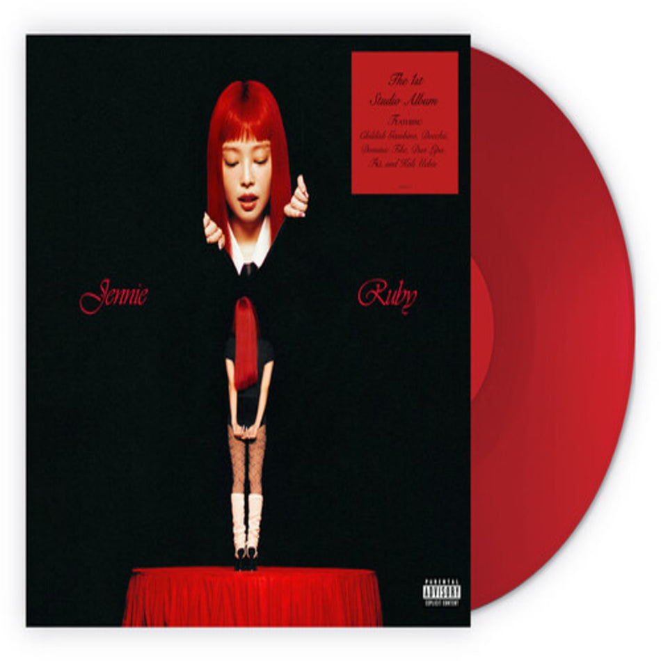 Jennie - Ruby Vinyl [Explicit Content] - (Parental Advisory Explicit Lyrics, Colored Vinyl, Red, Photo / Photo Card, Postcard) - [Vinyl]