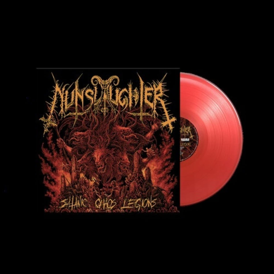 Nunslaughter - Satanic Chaos Legions - (Colored , Red) - [Vinyl]