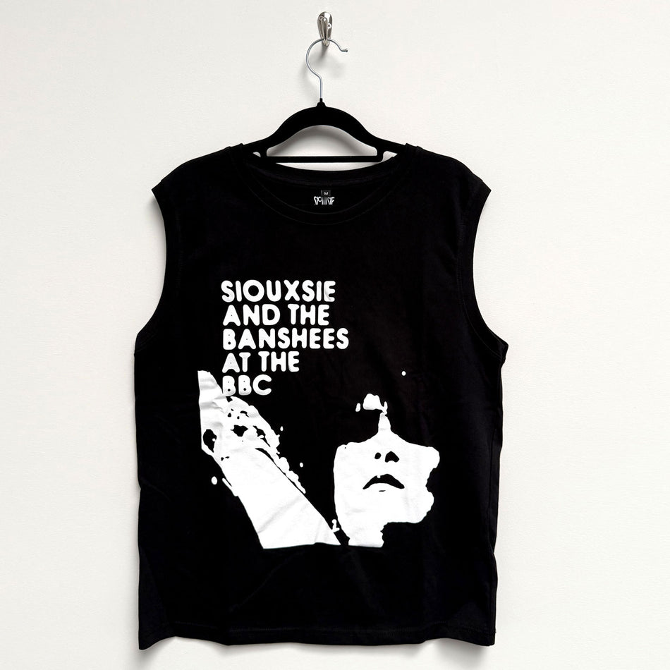 Siouxsie & The Banshees Unisex Tank T-Shirt: At The BBC (Black)