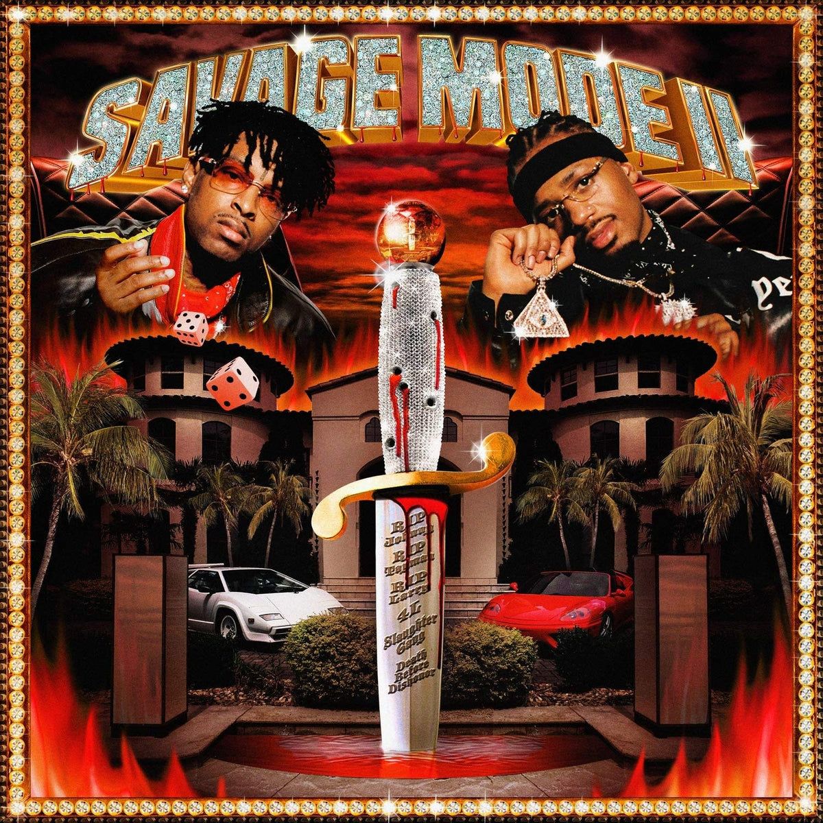 21 Savage & Metro Boomin - Savage Mode II [Explicit Content] - (Parental Advisory Explicit Lyrics, 140 Gram Vinyl, Colored Vinyl, Red) - [Vinyl]