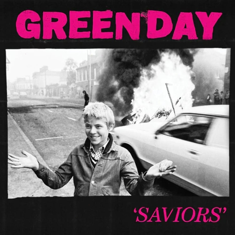 Green Day - Saviors - (Indie Exclusive, Colored Vinyl, Pink, Black) - [Vinyl]