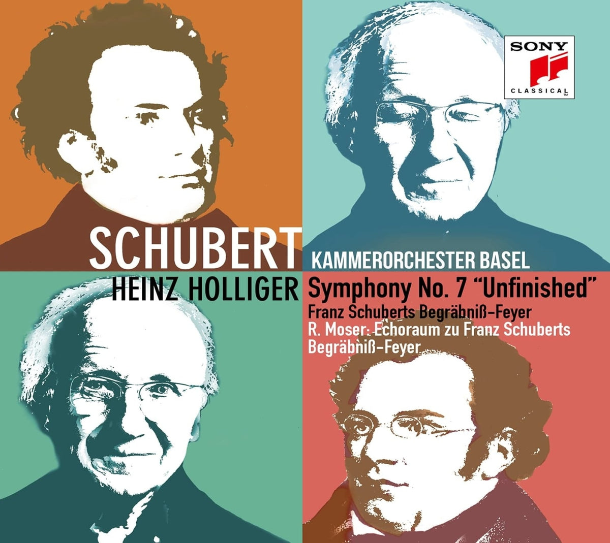 SCHUBERT / HEINZ HOLLIGER / KAMMERORCHESTER BASEL - Schubert: Symphony 7 Unfinished / Franz Schuberts Begrabniss-Feyer - [CD]