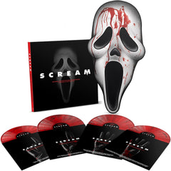 Marco Beltrami - Scream (Original Motion Picture Scores) [Red Marbled 4 LP Box Set] - (Oversize Item Split, Clear Vinyl, Red, Boxed Set) - [Vinyl]