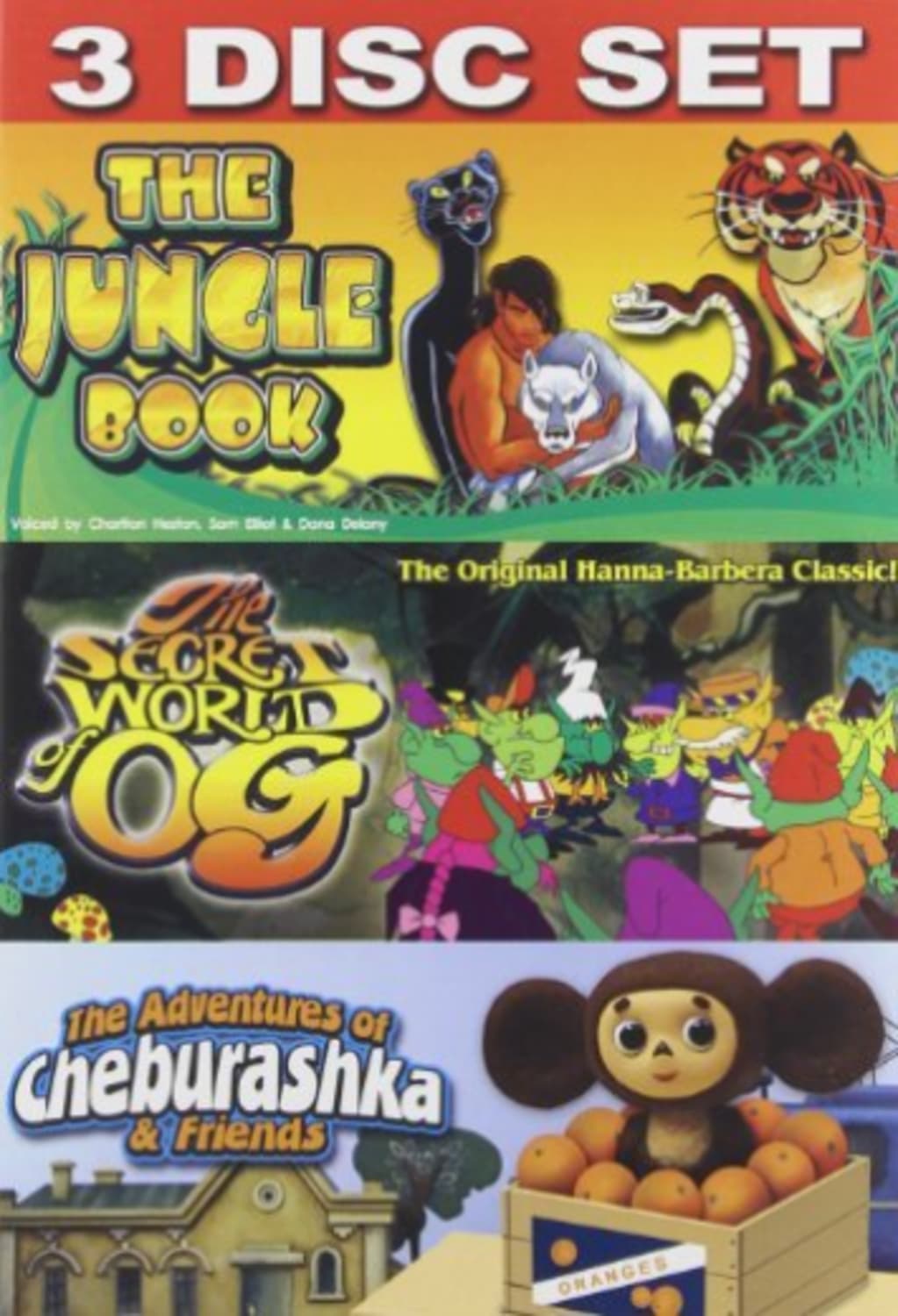 Jungle Book: Secret World of Og & Cheburashka - [DVD]
