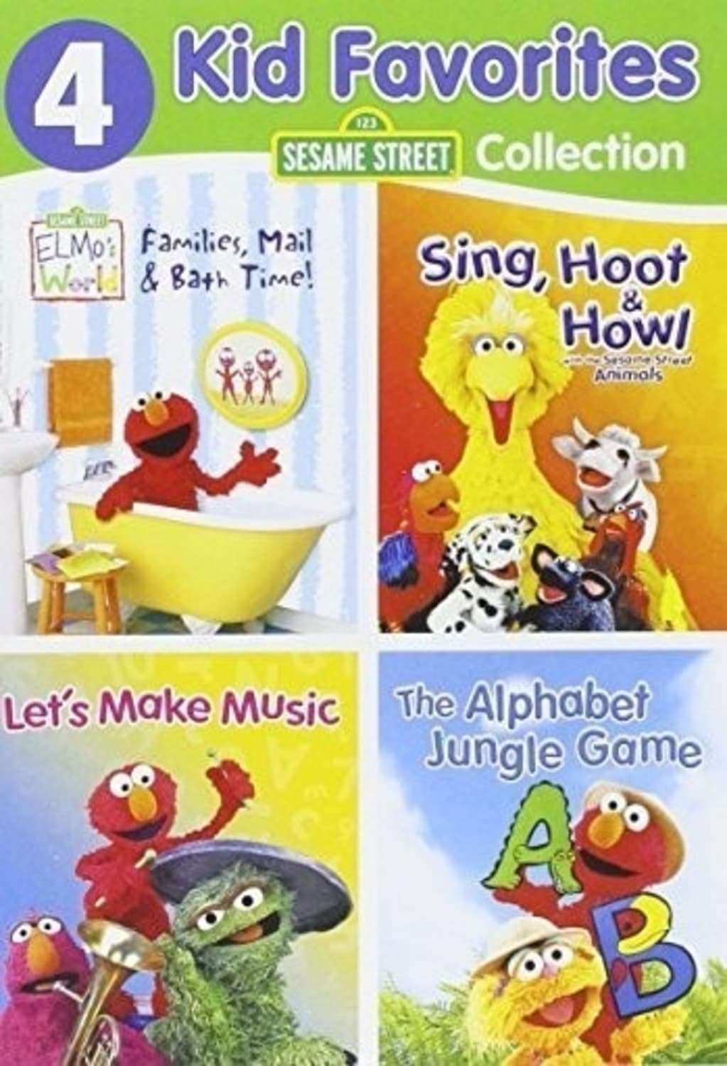 4 Kid Favorites: Sesame Street - [DVD]