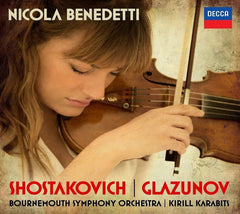 SHOSTAKOVICH / BENEDETTI / KARABITS / BOURNEMOUTH - Violin Concerto No 1: / Glazunov: Violin Concerto - [CD]