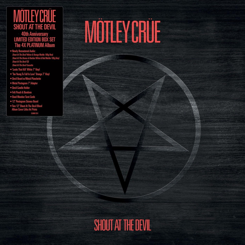 Motley Crue - Shout At The Devil (40th Anniversary Box Set) - (Colored Vinyl, Orange, Yellow, Red, White) - [Vinyl]