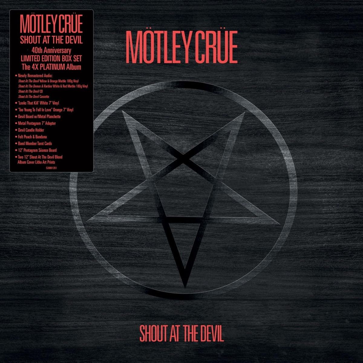Motley Crue - Shout At The Devil (40th Anniversary Box Set) - (Colored Vinyl, Orange, Yellow, Red, White) - [Vinyl]