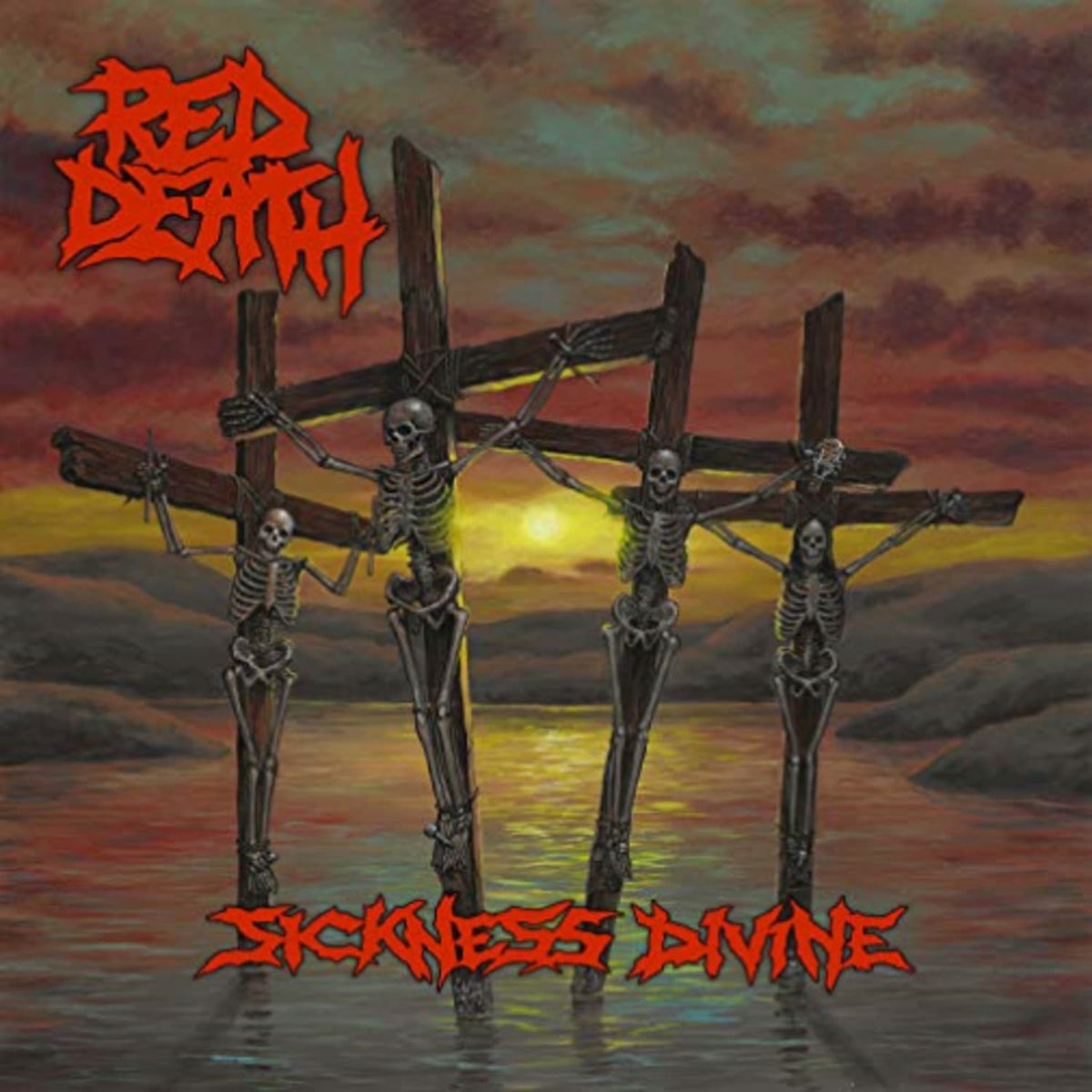 The Red Death - Sickness Divine - (180 Gram Vinyl, Gatefold LP Jacket, Poster) - [Vinyl]