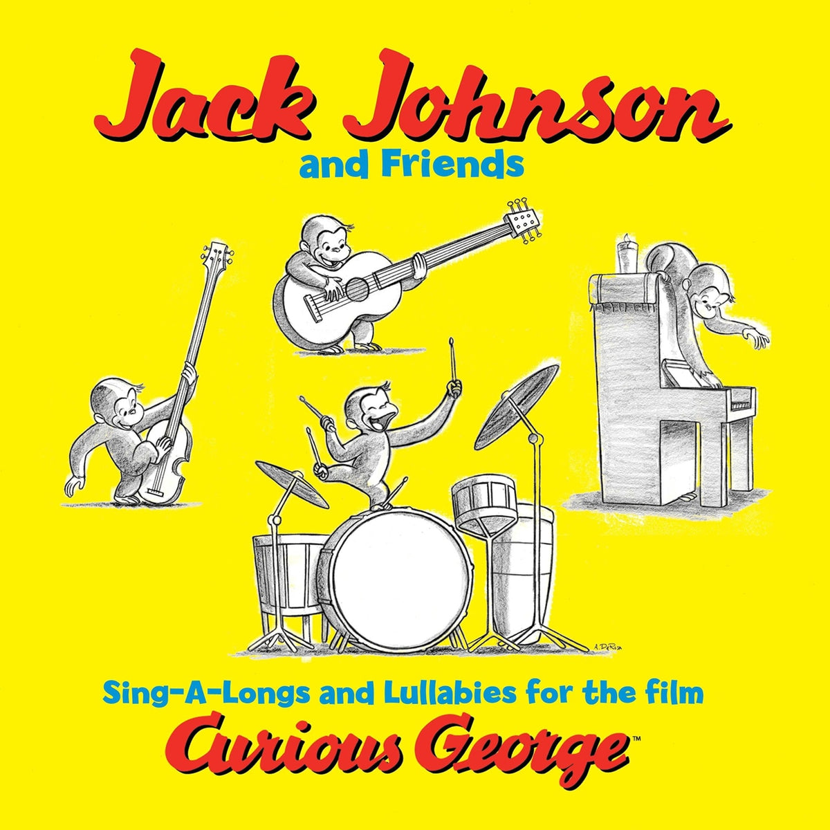 Jack Johnson & Friends - Curious George (Sing-a-Long Songs and Lullabies for the Film) - [Vinyl]