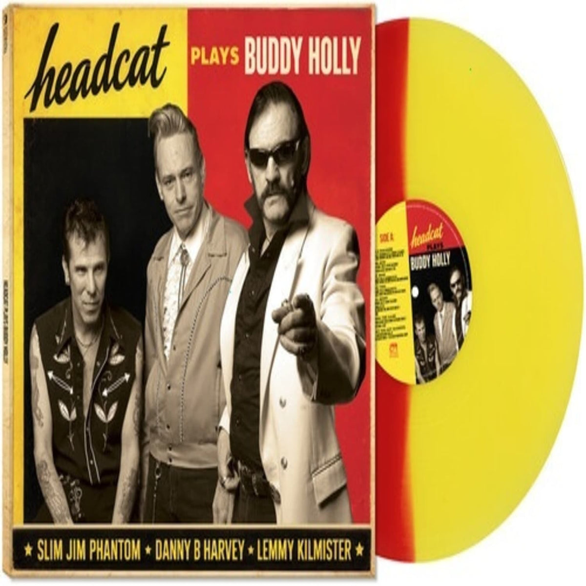 The Head Cat - Sings Buddy Holly - (Limited Edition, Colored , Red, Yellow) - [Vinyl]