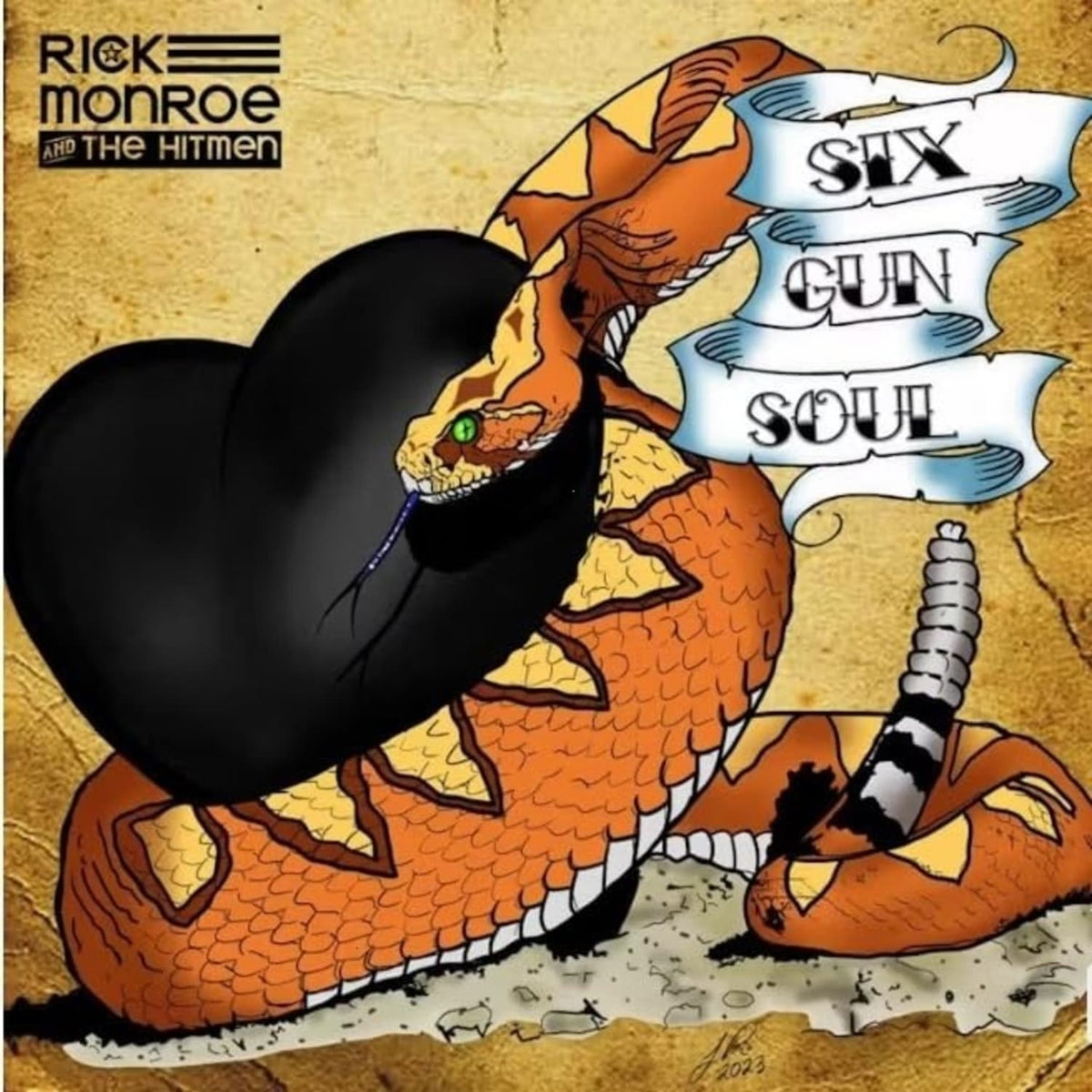 Rick Monroe & the Hitmen - Six Gun Soul - [Vinyl]
