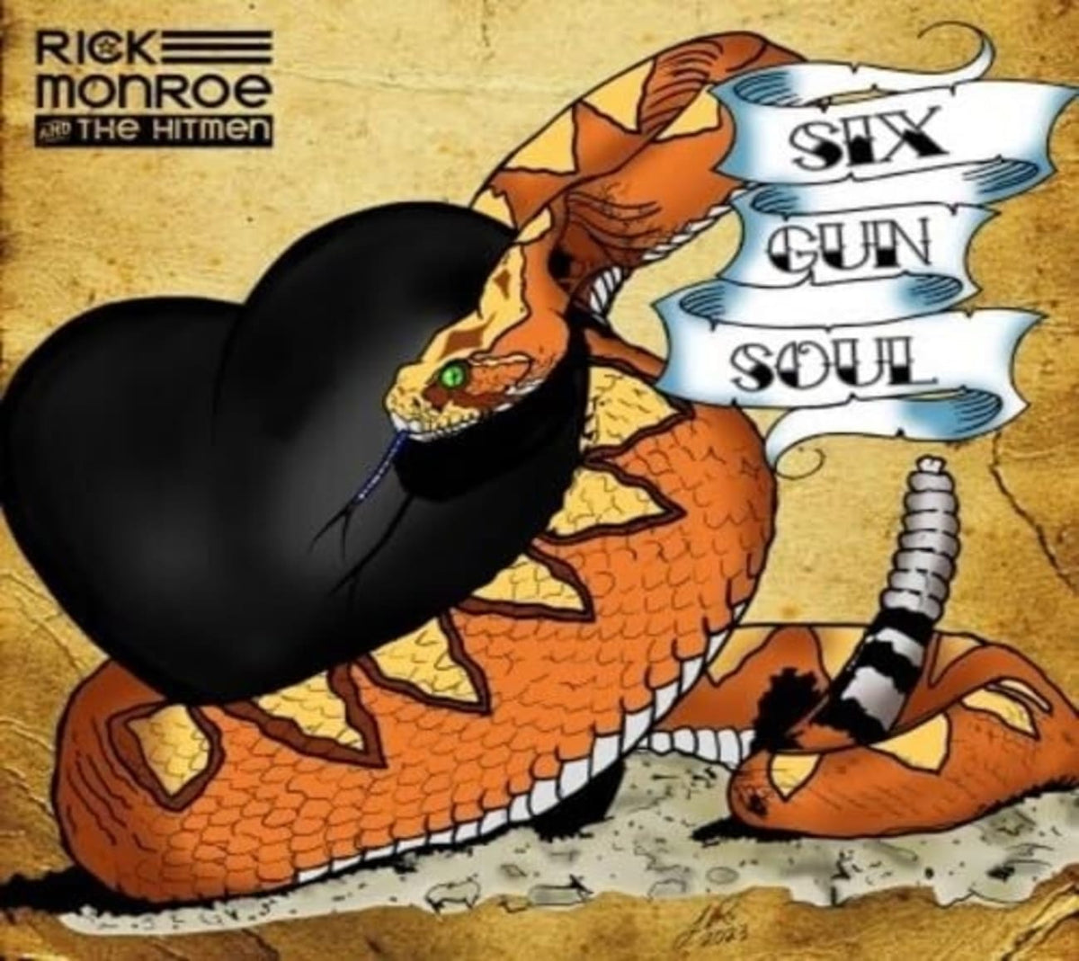 Rick Monroe & the Hitmen - Six Gun Soul - [CD]