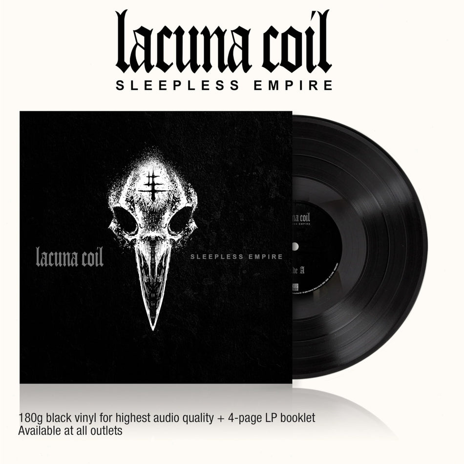 Lacuna Coil - Sleepless Empire - Black LP & LP-Booklet - [Vinyl]