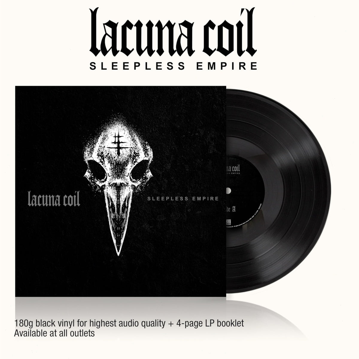 Lacuna Coil - Sleepless Empire - Black LP & LP-Booklet - [Vinyl]