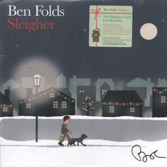 Ben Folds - Sleigher - (Indie Exclusive, Colored Vinyl, Green, Sticker, Autographed / Star Signed) - [Vinyl]