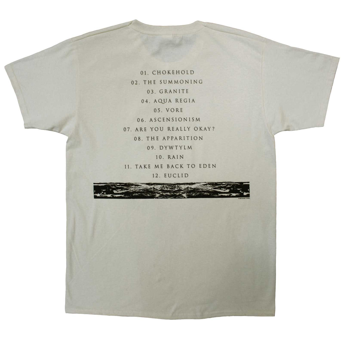 Sleep Token Unisex T-Shirt: Take Me Back To Eden (Natural) (Back Print)