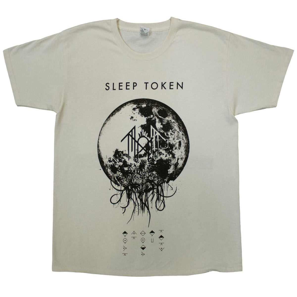Sleep Token Unisex T-Shirt: Take Me Back To Eden (Natural) (Back Print)