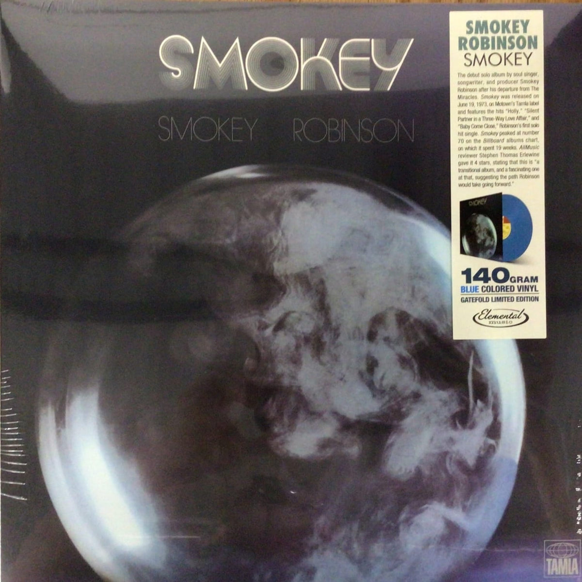 Smokey Robinson - Smokey - (Colored , Blue) - [Vinyl]