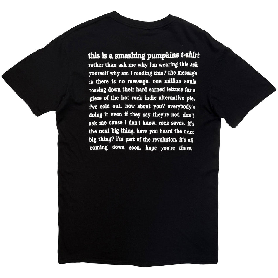 The Smashing Pumpkins Unisex T-Shirt: Star Girl (Black) (Back Print)
