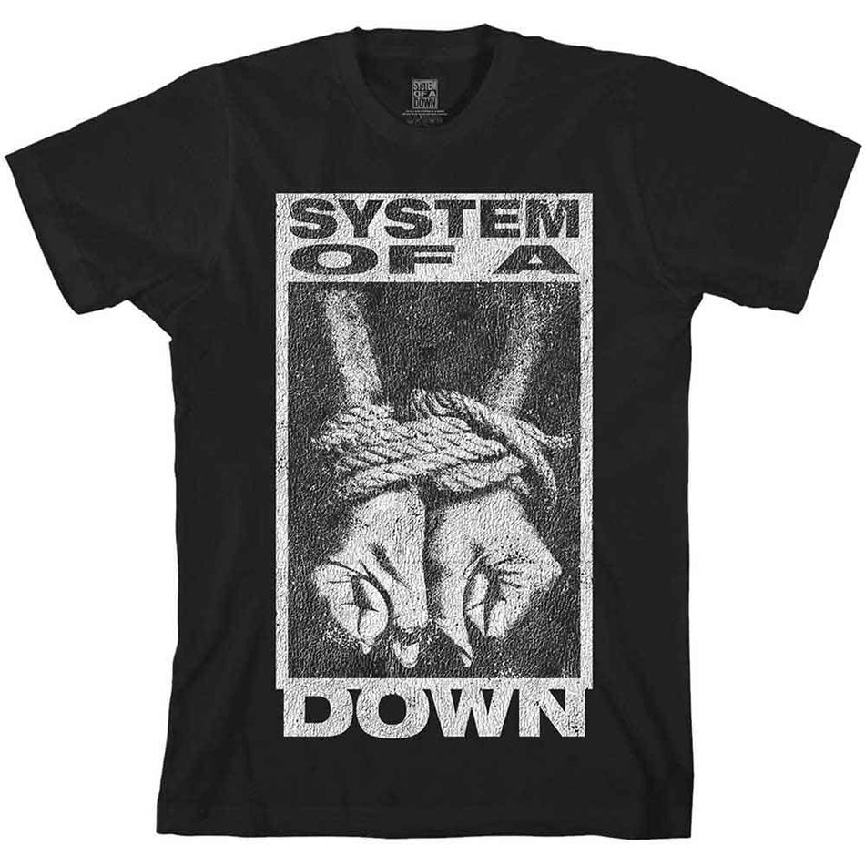 System Of A Down Unisex T-Shirt: Ensnared (Black)