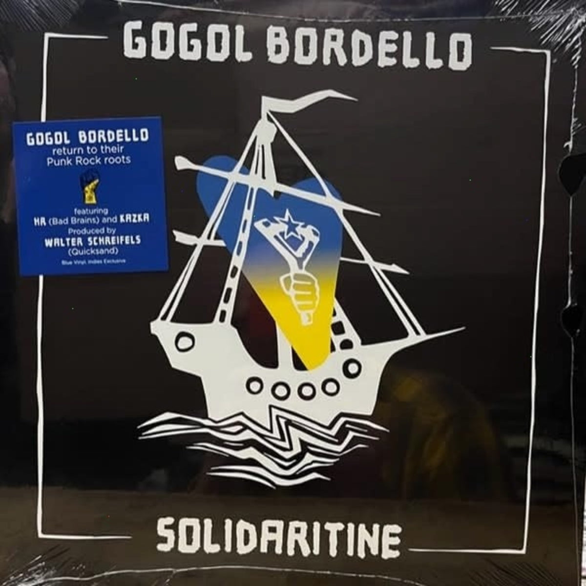 Gogol Bordello - Solidaritine - (Indie Exclusive, Colored Vinyl, Blue, Slipsleeve/Digsleeve Packaging) - [Vinyl]