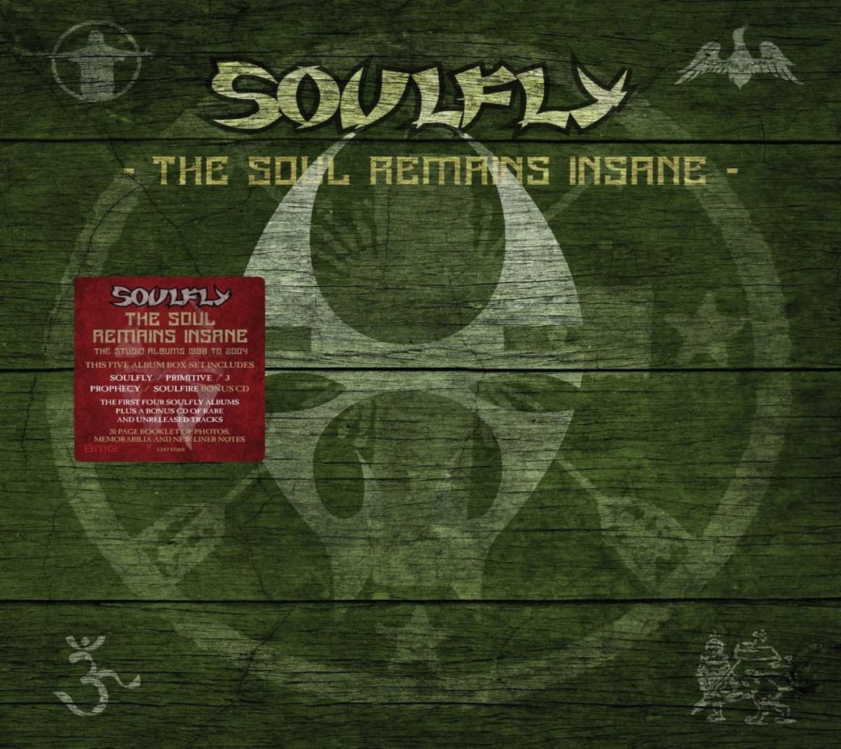 Soulfly - The Soul Remains Insane: The Studio Albums 1998 to 2004 [Explicit Content] - (Parental Advisory Explicit Lyrics, Boxed Set) - [CD]