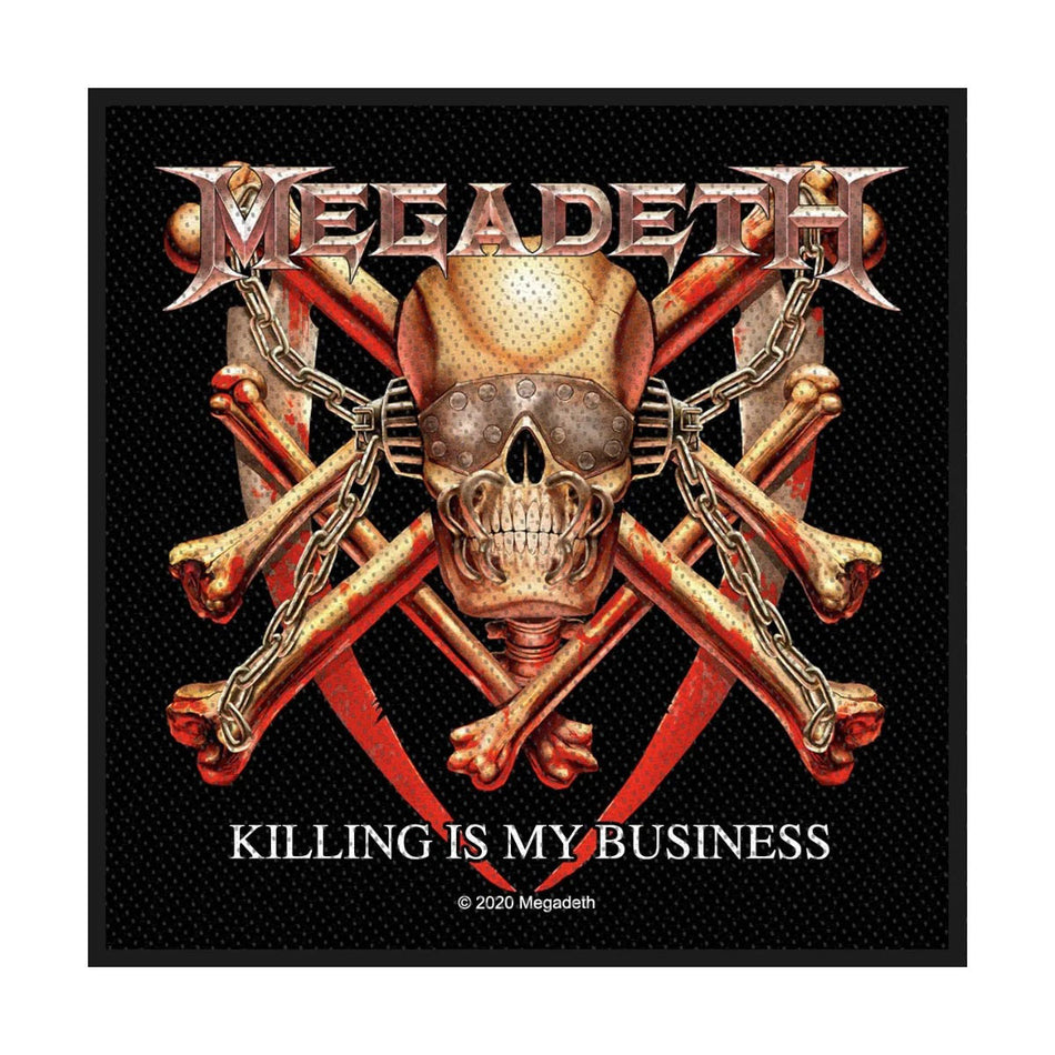 Megadeth Standard Woven Patch: Killing Is My Business