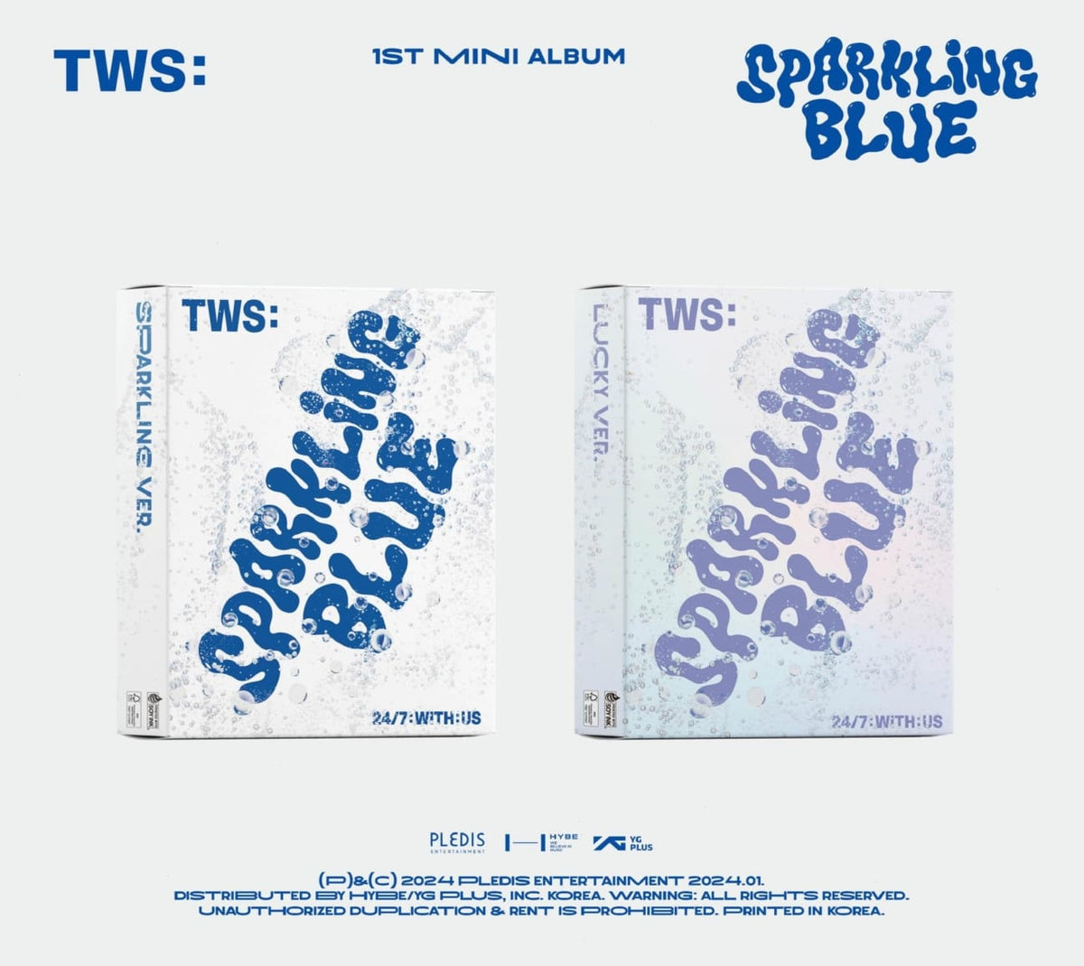 TWS - TWS 1st Mini Album 'Sparkling Blue' (Lucky Ver.) - [CD]