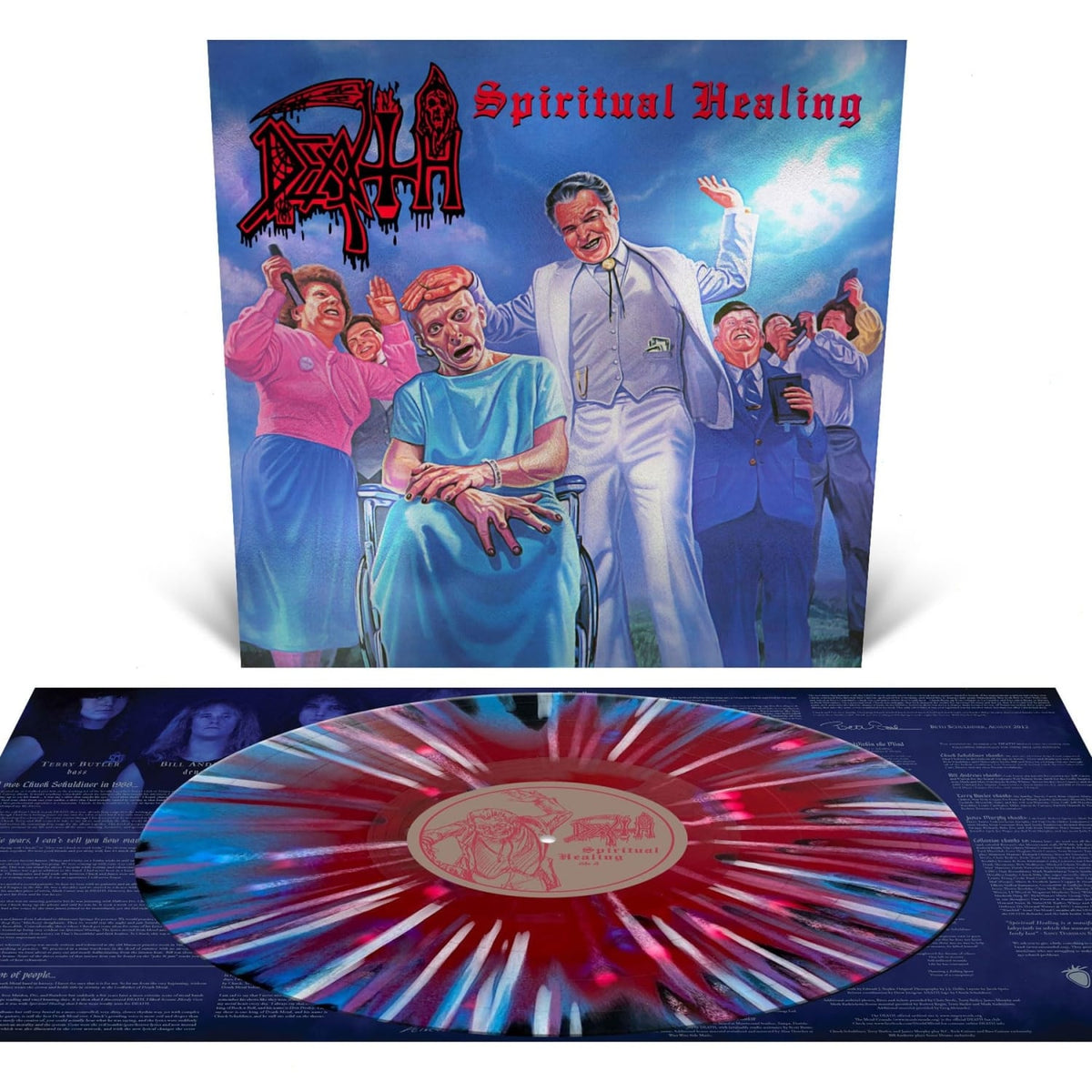 Death - Spiritual Healin - (Colored Vinyl, Red, Blue, Black, Reissue) - [Vinyl]