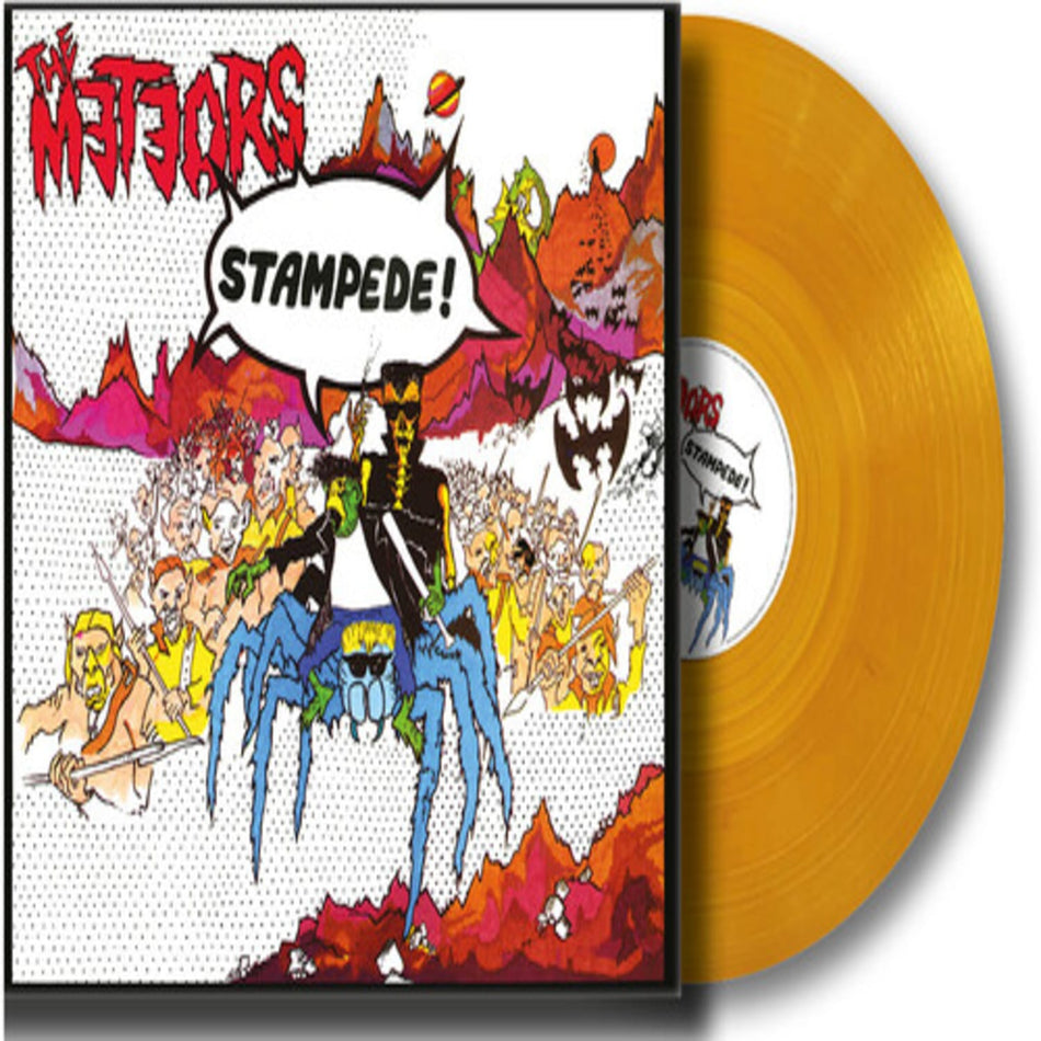 The Meteors - Stampede - 3mm Spinned Sleeve - [Vinyl]