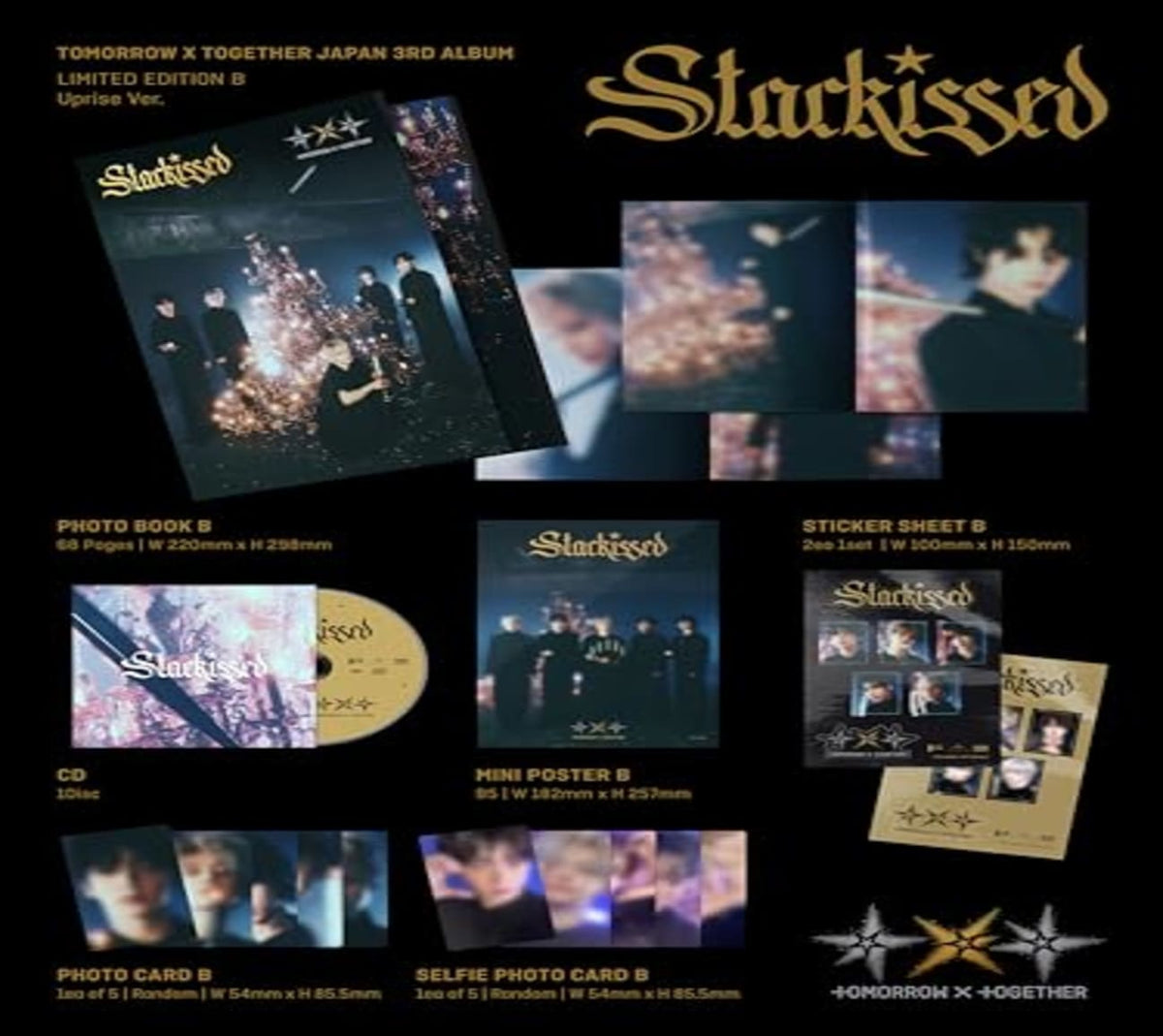 TOMORROW X TOGETHER - Starkissed [Limited Edition B] [Uprise Version] - (Large Item, Limited Edition) - [CD]