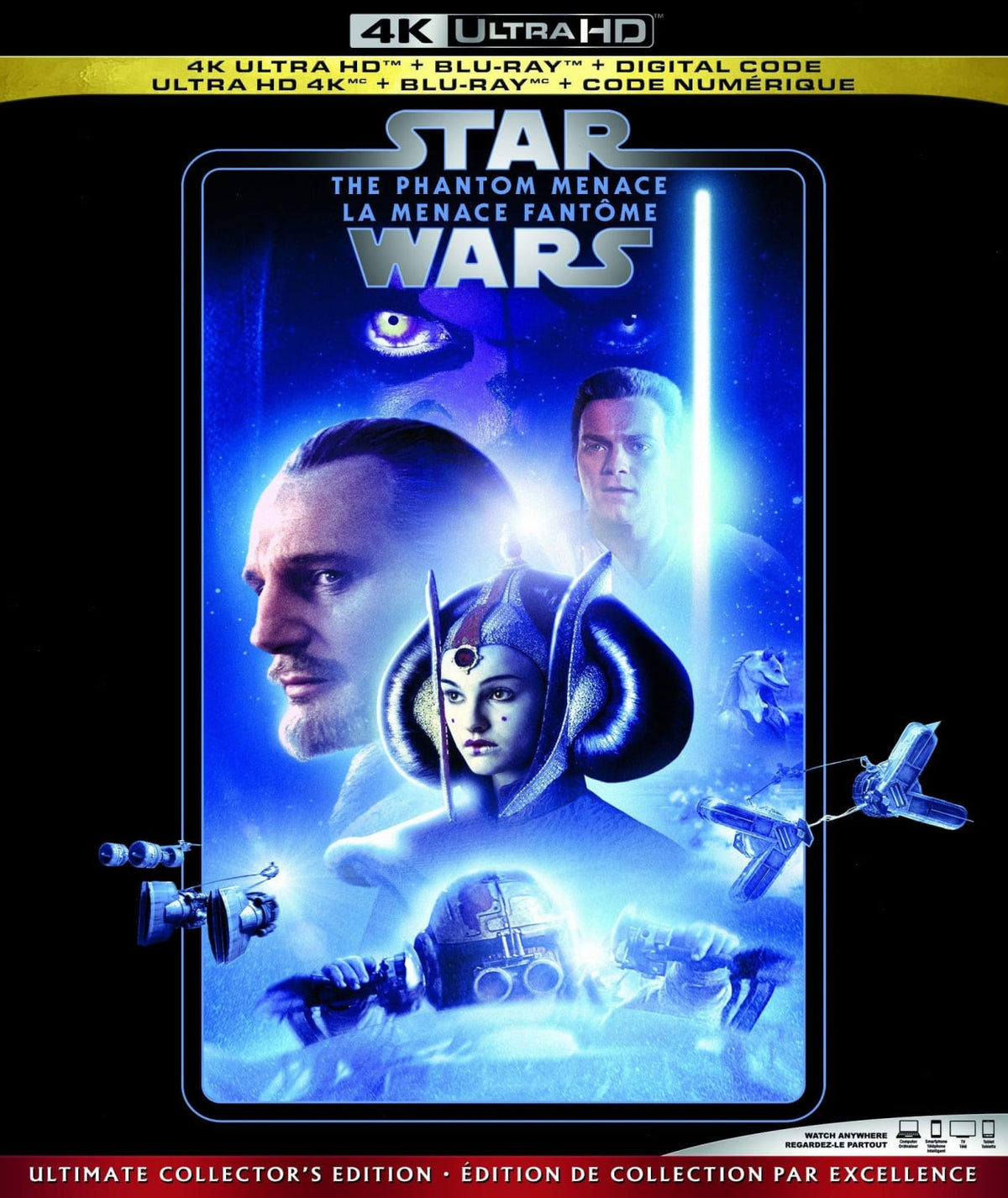 STAR WARS: EPISODE I - THE PHANTOM MENACE - [4K UHD + Blu-ray]
