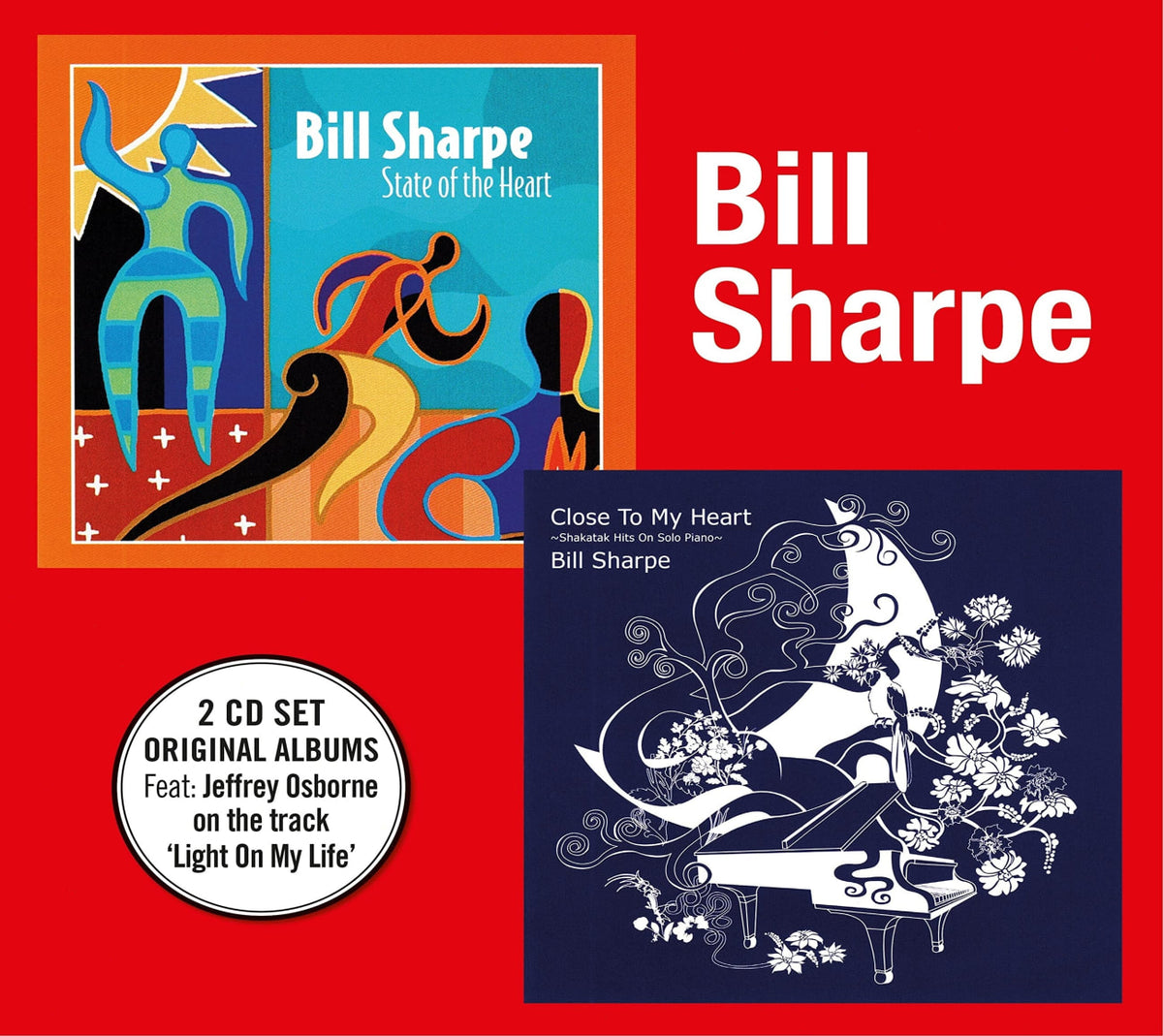 Bill Sharpe - State Of The Heart + Close To The Heart - [CD]
