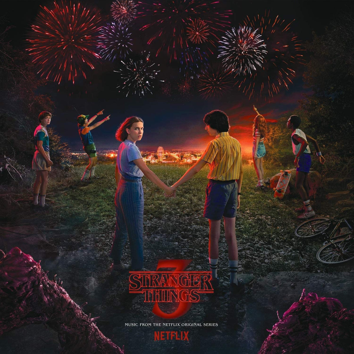 Various Artists - Stranger Things: Soundtrack from the Netflix Original Series, Season 3) - (With Bonus 7", 150 Gram Vinyl, Poster, Gatefold LP Jacket) - [Vinyl]