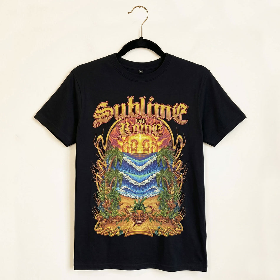Sublime Unisex Premium Carbon T-Shirt: Summer Season (Black)