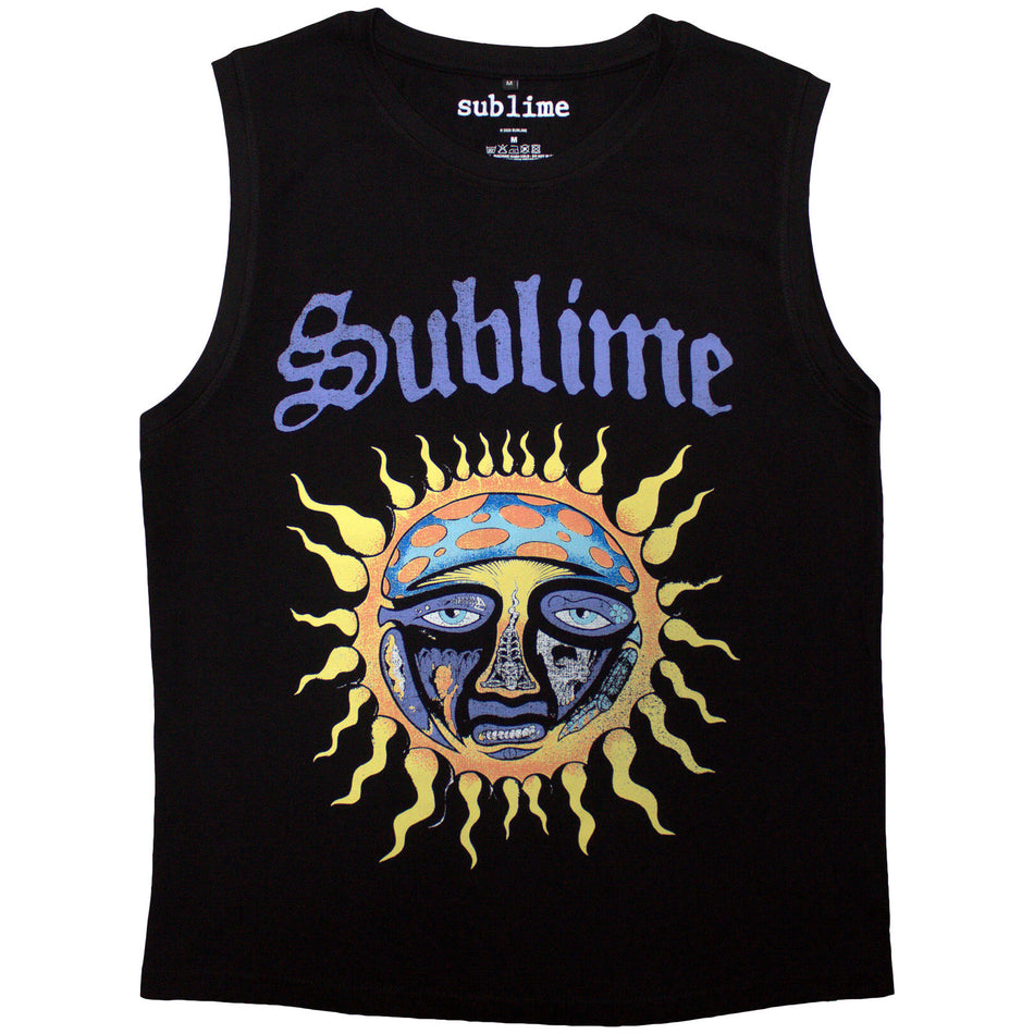 Sublime Unisex Tank T-Shirt: Sun Logo (Black)