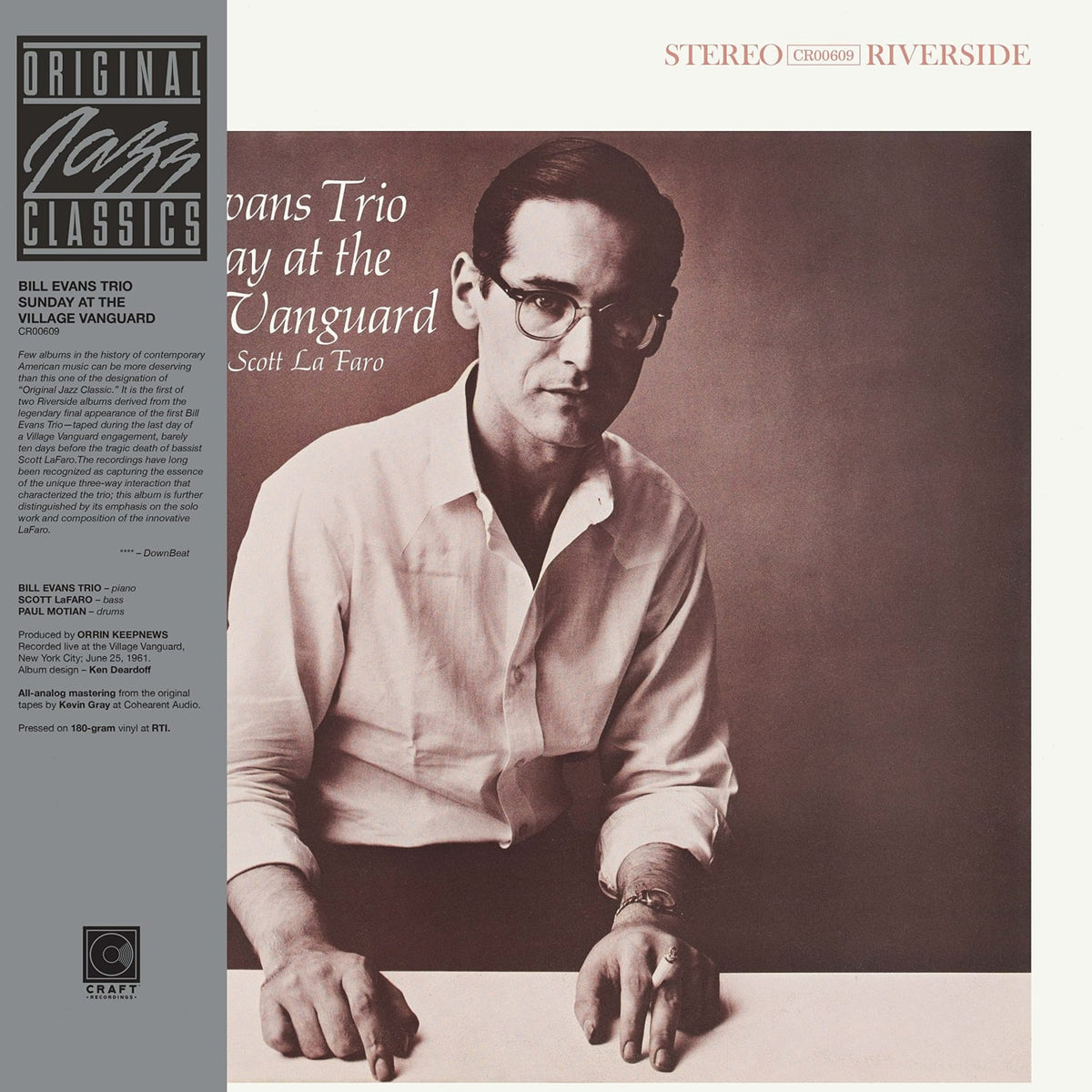 Bill Evans - Sunday At The Village Vanguard (Original Jazz Classics Series) - [Vinyl]