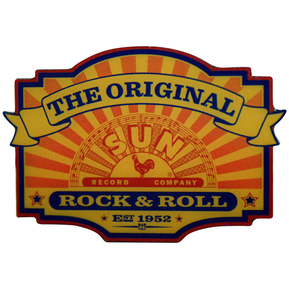 Sun Records Pin Badge: Elvis The Original