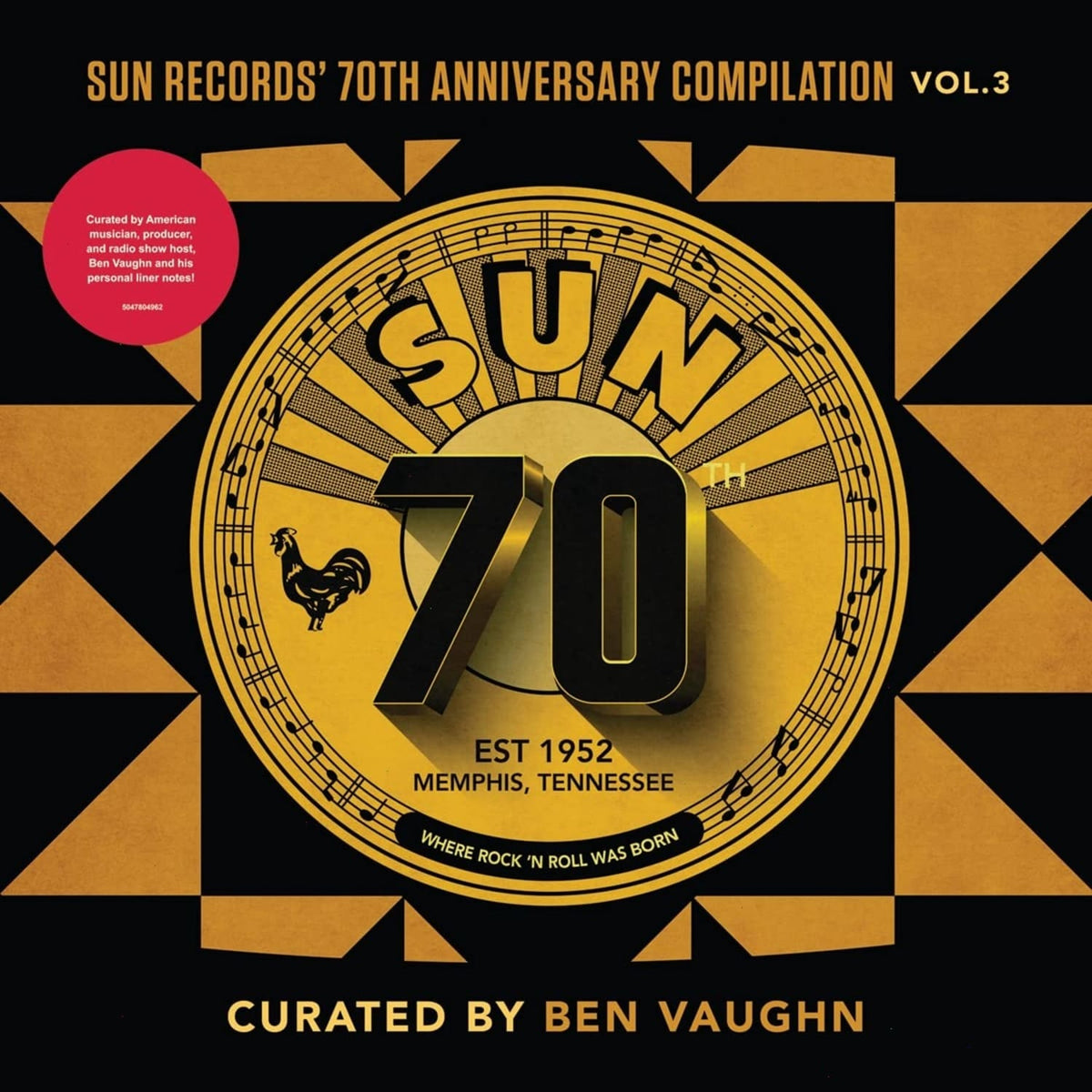 Various Artists - Sun Records' 70th Anniversary Compilation, Vol. 3 [Curated By Ben Vaug hn] (Various Artists) - [Vinyl]