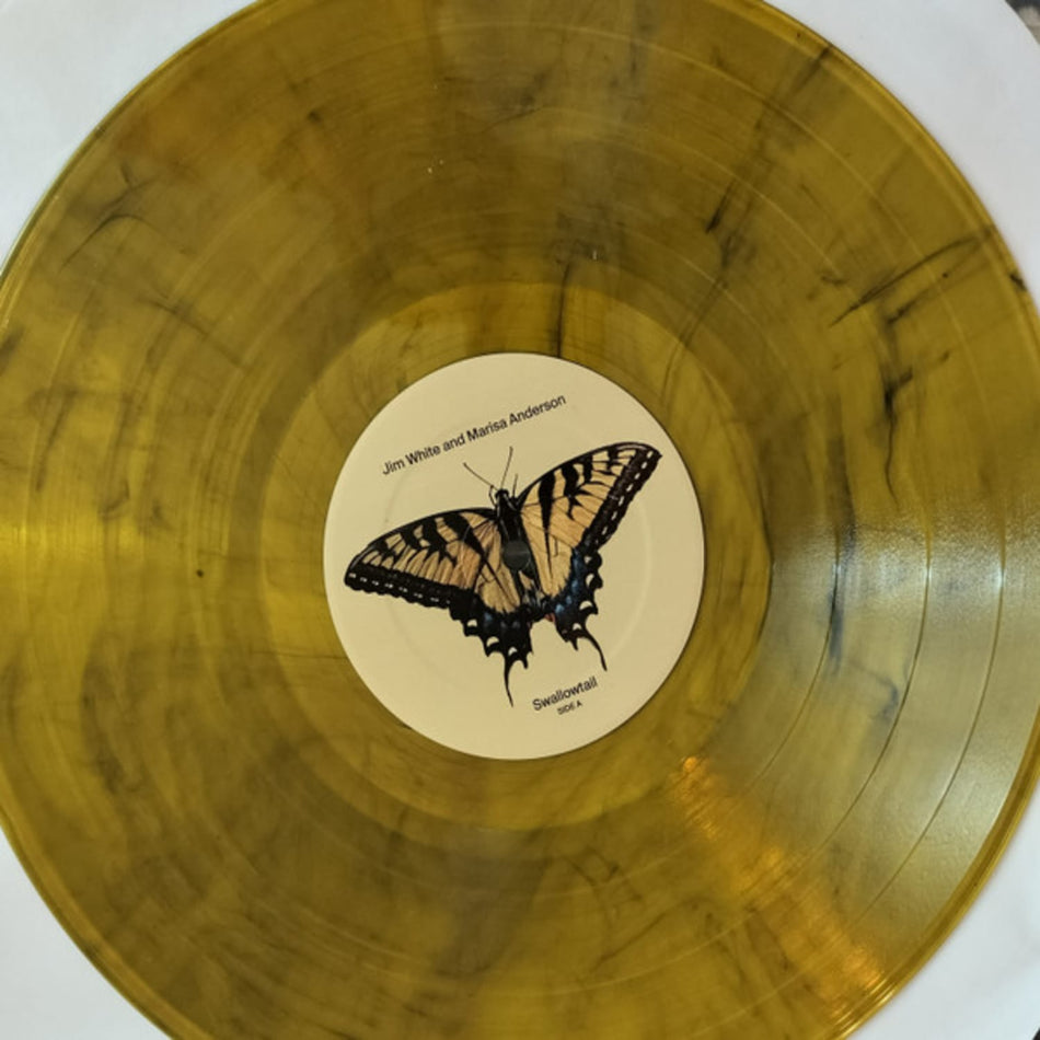 JIM WHITE / MARISA ANDERSON - Swallowtail - (Indie Exclusive, Clear Vinyl, Yellow, Digital Download Card) - [Vinyl]