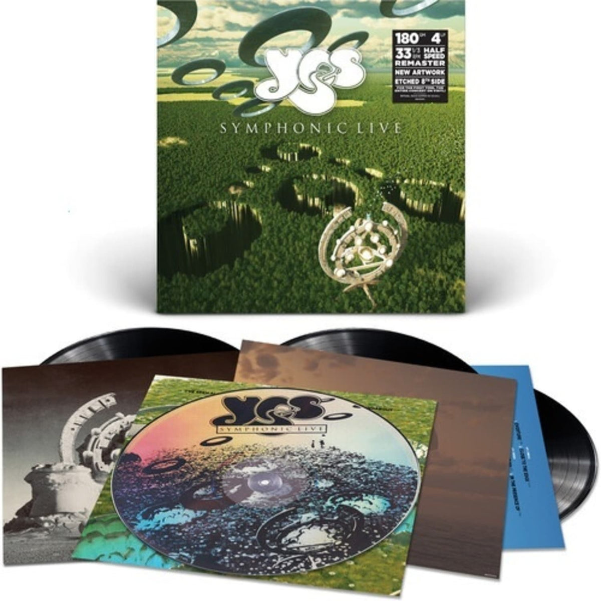 Yes - Symphonic Live - (Oversize Item Split, Limited Edition, 180 Gram Vinyl, Half-Speed Mastering) - [Vinyl]