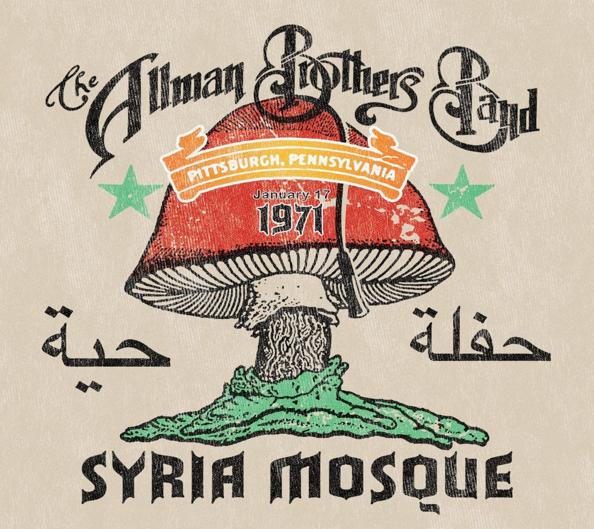 The Allman Brothers Band - SYRIA MOSQUE: PITTSBURGH, PA JANUARY 17, 1971 - [CD]