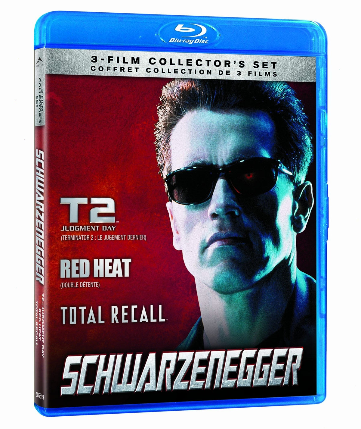 Schwarzenegger 3 Film Collector's Set [T2:Judgment Day/Red Heat/Total Recall] - [Blu-ray]