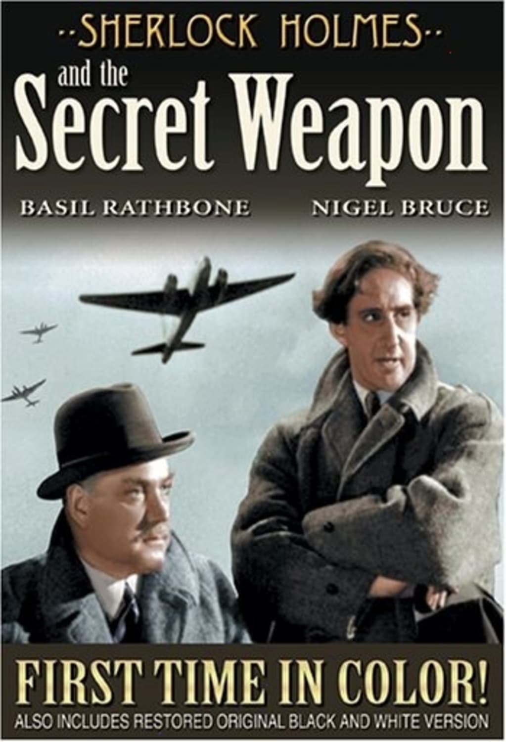 Sherlock Holmes and the Secret Weapon [Colorized / Black and White] - [DVD]