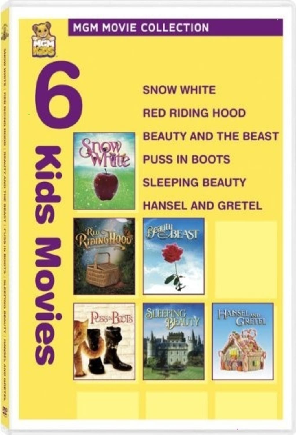 Snow White,Red Riding Hood,Beauty And The Beast,Puss In Boots,Sleeping Beauty,Hansel And Gretel - [DVD]
