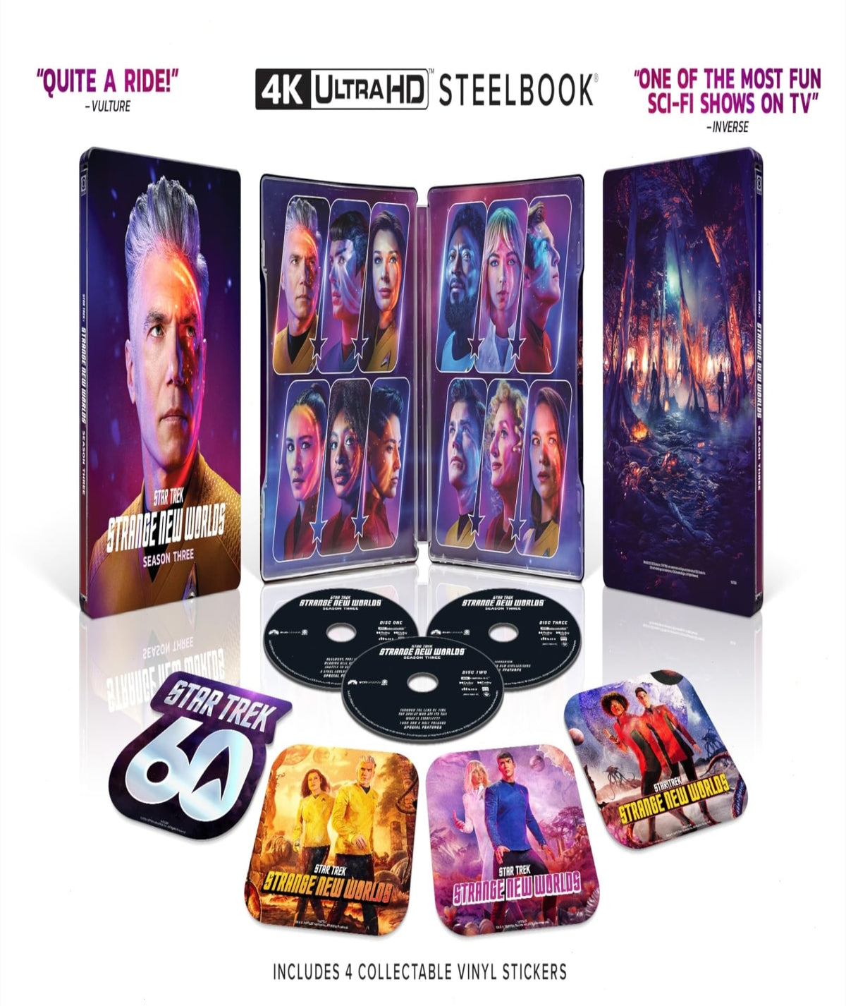 Star Trek: Strange New Worlds: Season Three (Steelbook) - [Blu-ray]