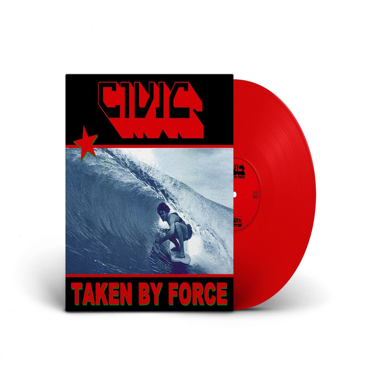Civic - Taken By Force - (Clear Vinyl, Red) - [Vinyl]