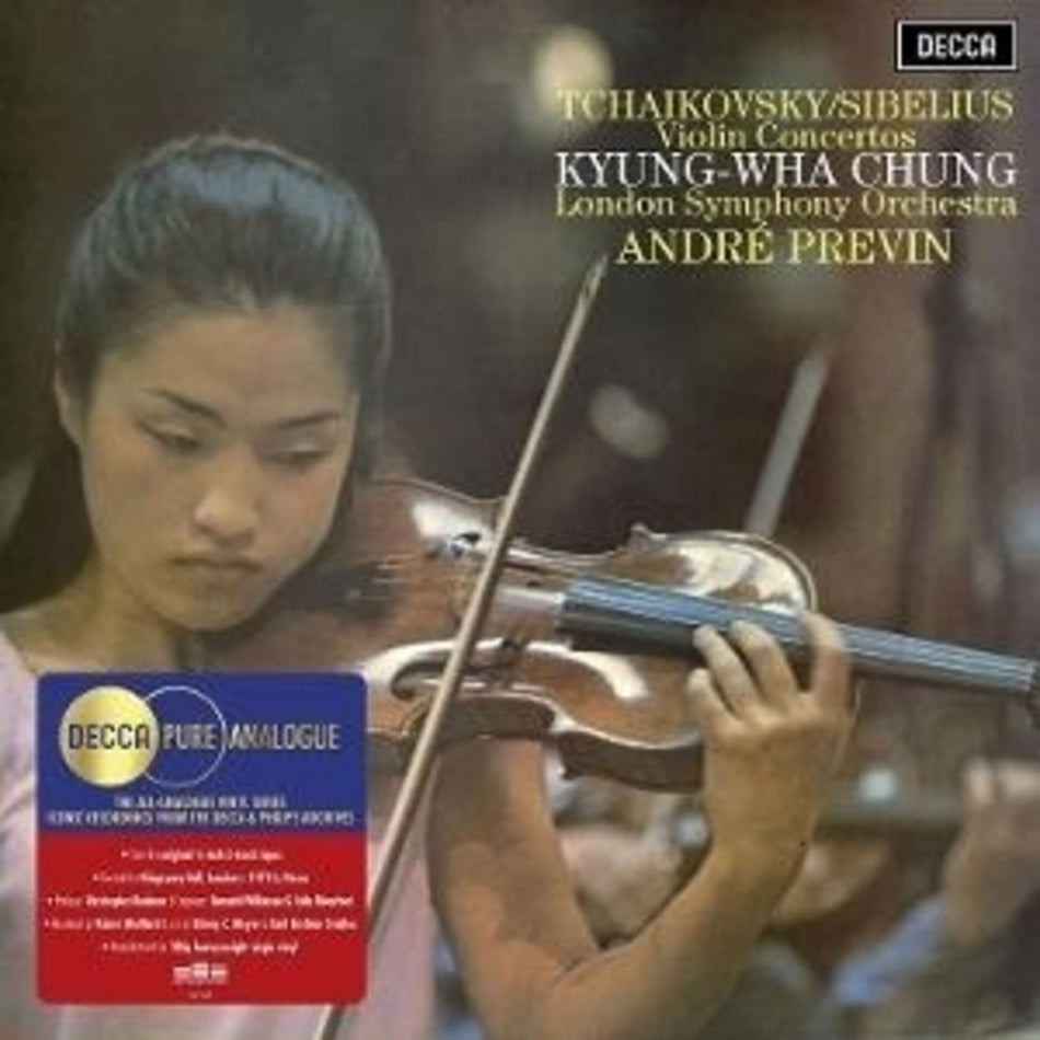 KYUNG WHA CHUNG / LONDON SYM ORCH / ANDRE PREVIN - Tchaikovsky & Sibelius Violin Ctos (Pure Analog) - (CHUNG,KYUNG WHA / LONDON SYM ORCH / PREVIN,ANDRE) - [Vinyl]